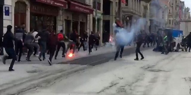 İstiklal Caddesi'nde kavga: 5 Yunan taraftarı yaralandı