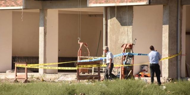Beşinci kattan düşen inşaat işçisi hayatını kaybetti