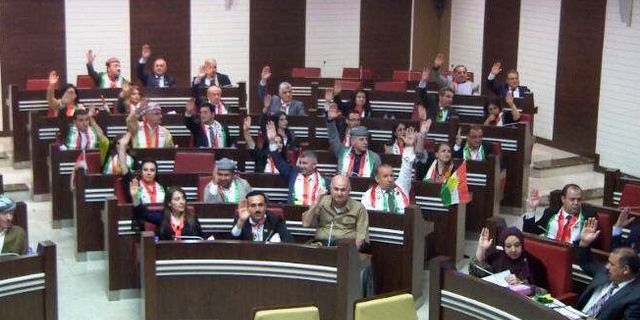 Kürdistan Parlamentosu 65 oyla referandum kararını onayladı