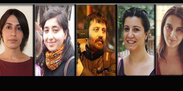 Gözaltına alınan 5 gazetecinin dosyasına gizlilik kararı