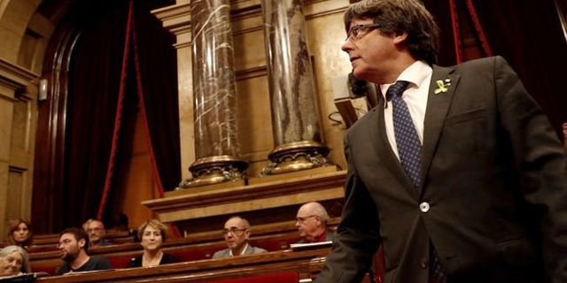 Tutuklanma riski altındaki Katalan lider Puigdemont, Brüksel'de