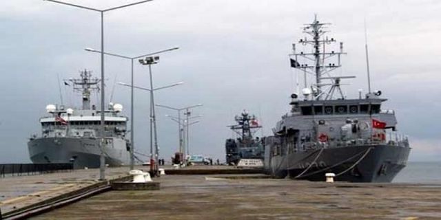 NATO gemileri Sinop'a geldi