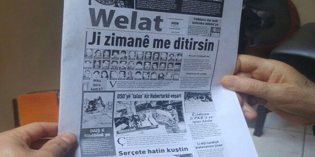 Matbaalar basmayı kabul etmedi: Kürtçe Welat gazetesi fotokopiyle çoğaltıp dağıtıldı