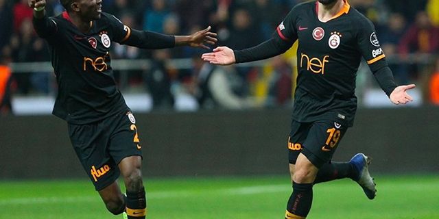 Galatasaray, Kayserispor'u deplasmanda 3-0 mağlup etti