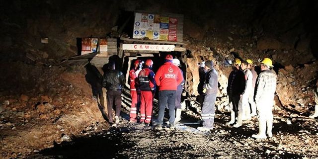 Amasya'daki Yeniçeltek Maden Ocağı'nda göçük