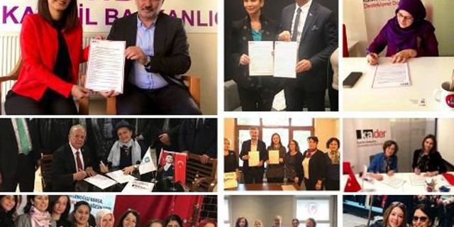 70 Belediye Başkan adayı Kadın Dostu Belediyecilik Taahhütnamesi'ni imzaladı