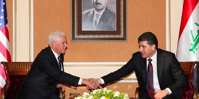 ABD Başkan Yardımcısı Pence, Barzani ile görüştü