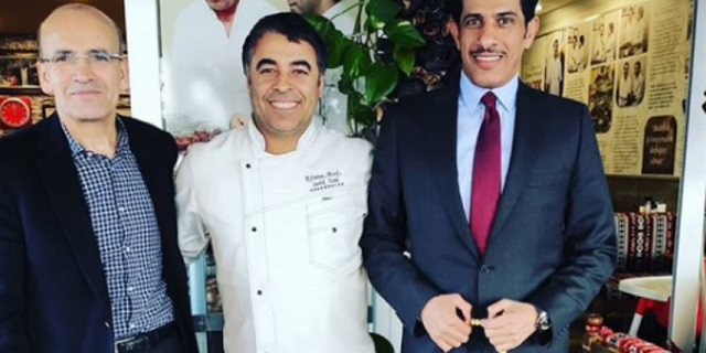 Ankara'da dikkat çeken bulaşma: Mehmet Şimşek Katar Büyükelçisi ile yemek yedi