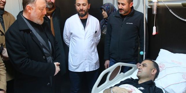 HDP Eş Genel Başkanı Temelli çığ felaketinde yaralananları ziyaret etti