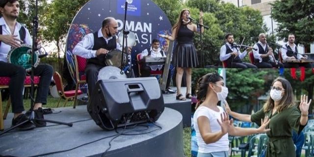 Roman müzisyenler İstanbullularla buluştu