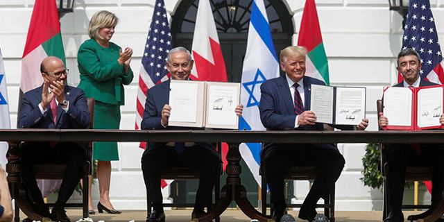 Beyaz Saray'da İsrail-BAE-Bahreyn normalleşme anlaşmaları imzalandı