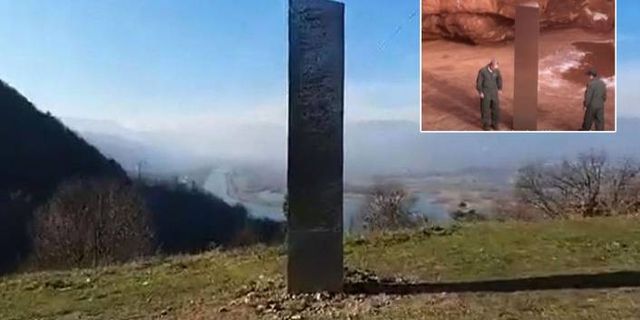 ABD'nin ardından Romanya'da da gizemli metal monolit blok ortaya çıktı