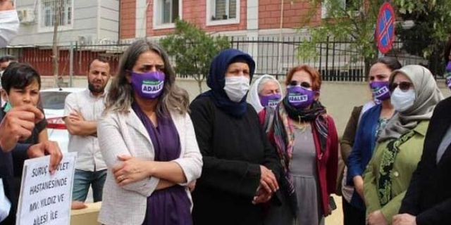 HDP ve HDK'li kadınlar, 'adalet nöbeti'ndeki Şenyaşar ailesini ziyaret etti