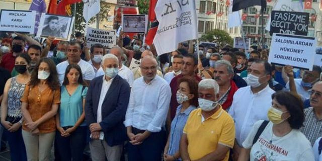 HDP'den ırkçı saldırılara karşı eylem