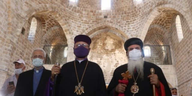 Üç Horan Ermeni Kilisesi’nde 106 yıl aradan sonra ilk ayin