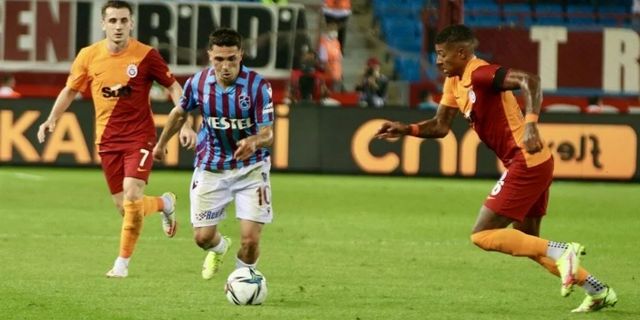 Trabzon Galatasaray maçı bol gollü geçti