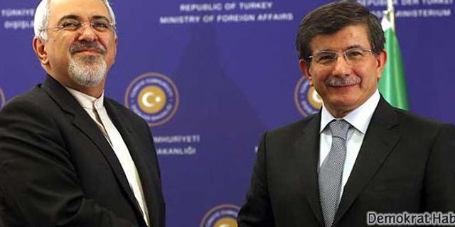Davutoğlu, İran Dışişleri Bakanı'yla görüştü