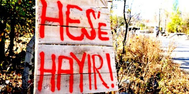 Diyarbakır'da HES'lere karşı çadır eylemi yapılacak