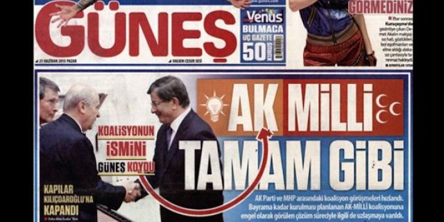 Erdoğan'a 'ilan-ı aşk eden' Ethem Sancak'ın Güneş'i koalisyonu kurdu: 'AK-MİLLİ'