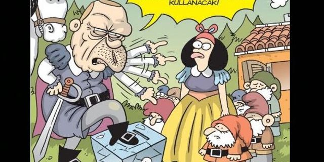 Erdoğan Gırgır'ın kapağında 'herkesi kucaklıyor'
