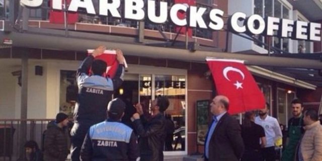 MHP'li belediyeden Starbucks'lara 'Türk bayrağı asın' talimatı!