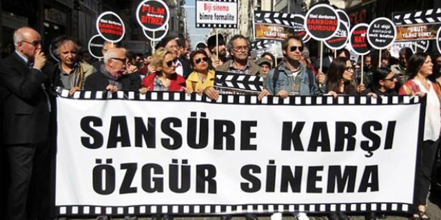 'Sansüre karşı özgür sinema' yürüyüşü