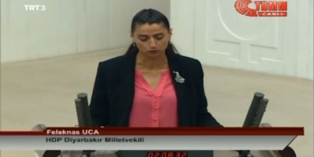 HDP'li Feleknas Uca yemin etti