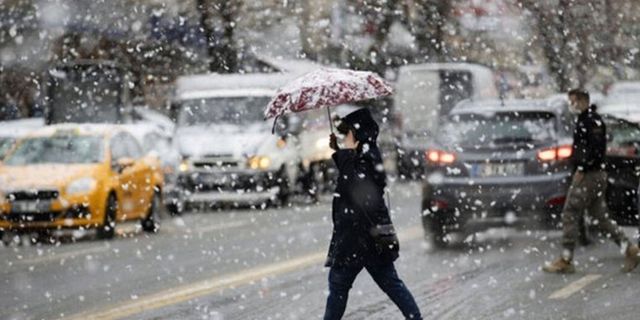 İstanbul için sağanak ve yoğun kar uyarısı