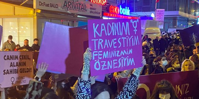 Ankara’da 8 Mart: 'Feministler savaş değil barış istiyor'