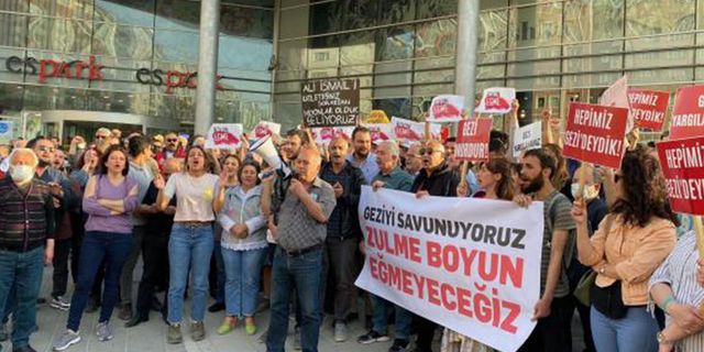 Ali İsmail Korkmaz'ın yaşamını yitirdiği Eskişehir'de Gezi protestosu