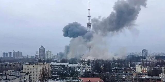 Rusya'dan Kiev'e hava saldırıları: Askeri tesisler hedef alındı