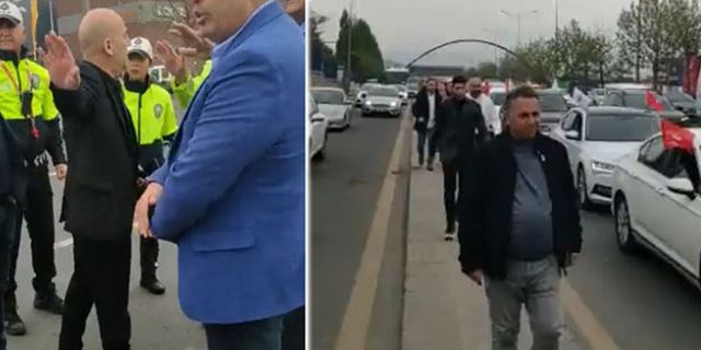 Zafer Partisi konvoyu Ankara’da durduruldu