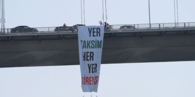 TİP'in astığı Gezi pankartına soruşturma