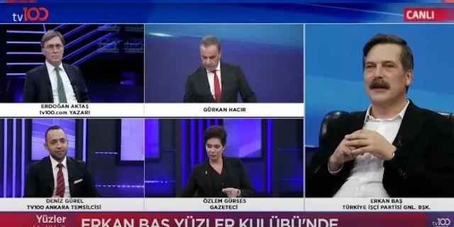TV100’den Erkan Baş’a Erdoğan sansürü
