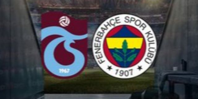 Trabzonspor Fenerbahçe derbisinde 2 gol