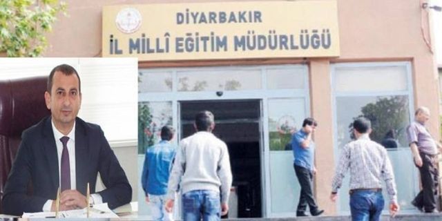 Diyarbakır’da mahkeme kararı ile görevine iade edilen İlçe Milli Eğitim Müdürü bir gün mesai yapabildi