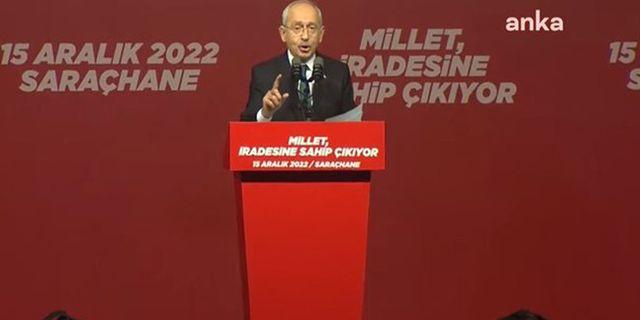 Kılıçdaroğlu Saraçhane'de: Zulmün artsın ki zeval bulasın!