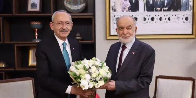 Kılıçdaroğlu'ndan Karamollaoğlu'na 'geçmiş olsun' ziyareti
