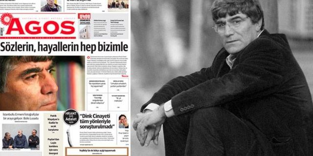 Agos gazetesinden Hrant Dink manşeti: Sözlerin hayallerin hep bizimle