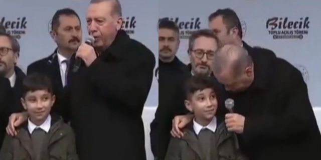 Erdoğan söylediği şarkıyla gündem oldu