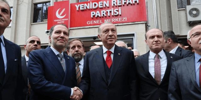 Erdoğan Yeniden Refah Genel Merkezi'nde