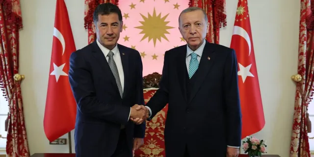 Erdoğan Dolmabahçe'de Oğan'la görüştü