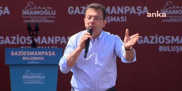 İmamoğlu'ndan Erdoğan'a yanıt: Haydi oradan, iftiracı seni