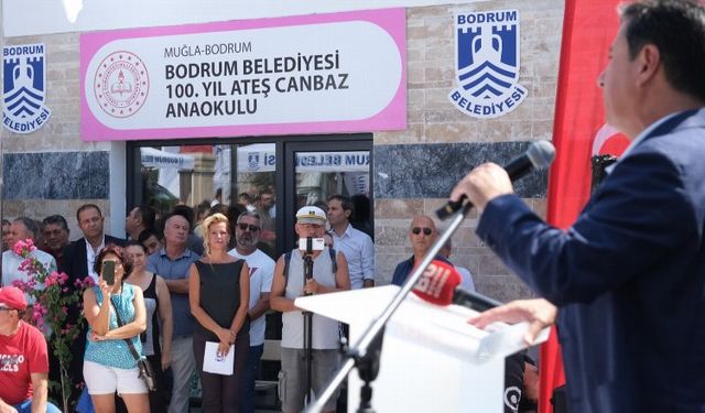 Bodrum'a 75 öğrencili gündüz bakımevi açıldı