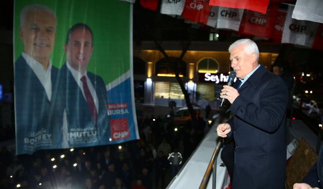 CHP Bursa Adayı Mustafa Bozbey’e coşkulu karşılama: “Gelin ve artık adaleti getirin”