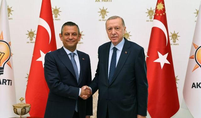 Erdoğan ve Özel'in görüşmesi yapıldı