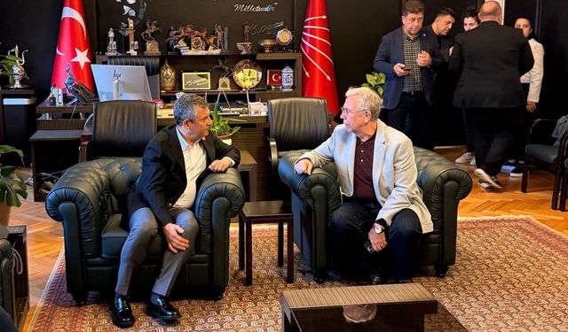 Mansur Yavaş'tan Özgür Özel'e ziyaret