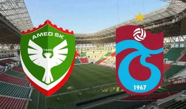 Amedspor-Trabzonspor maçında deplasman yasağı yok