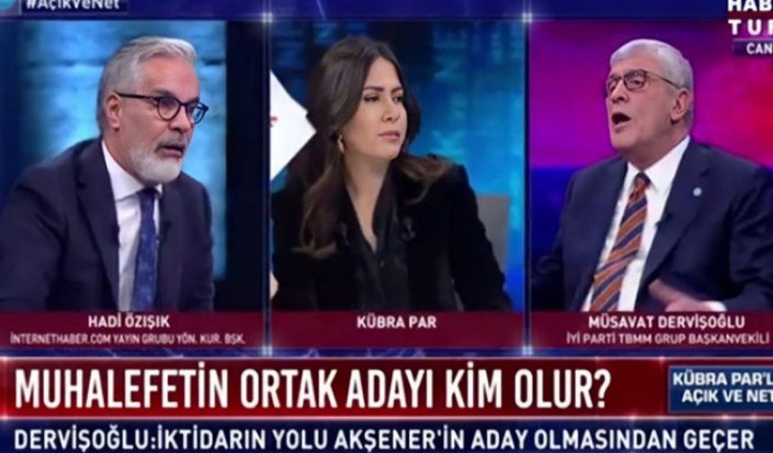 Hadi Özışık 'gazeteciyim' dedi, İYİ Partili Dervişoğlu kahkaha attı