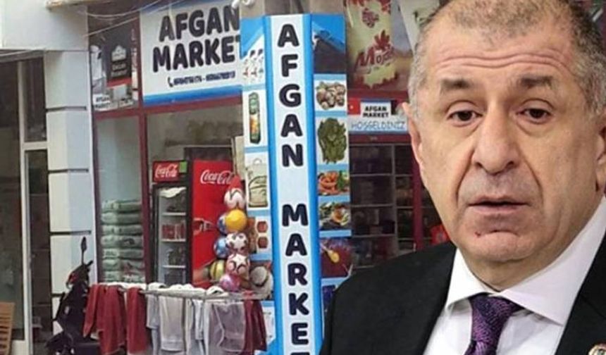 Ümit Özdağ’ın hedef gösterdiği 'Afgan Market'in sahibi dükkanın ismini değiştirdi